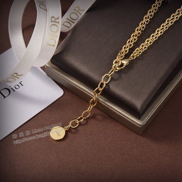 Dior飾品 2021新款DIOR迪奧字母項鏈  zgd1298